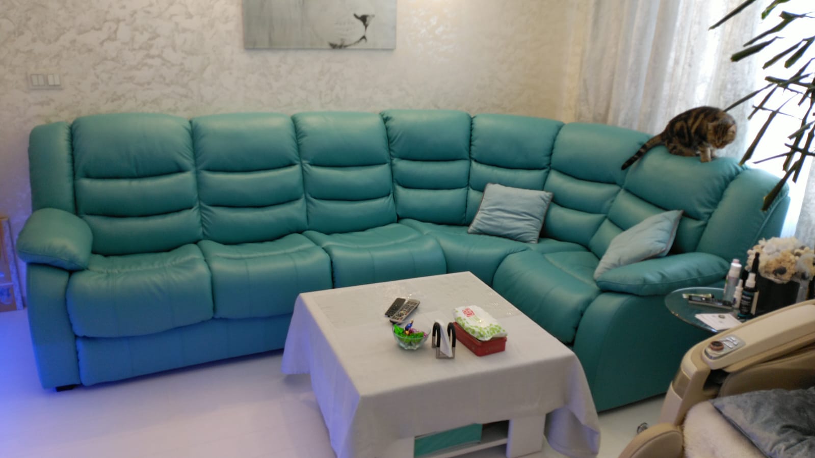 Перетяжка дивана на дому. Кораблино